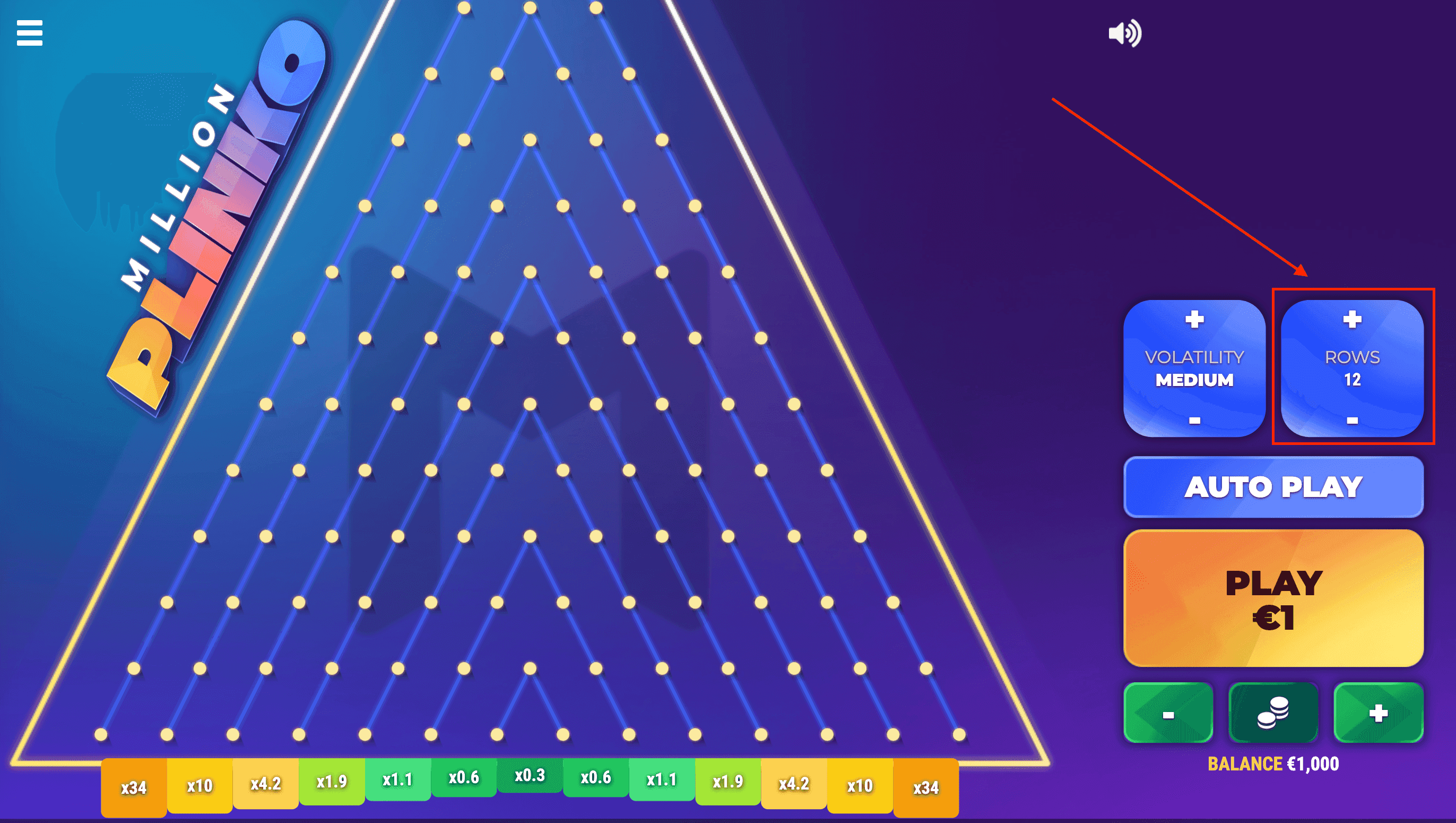 Step 2: Select Number of Rows