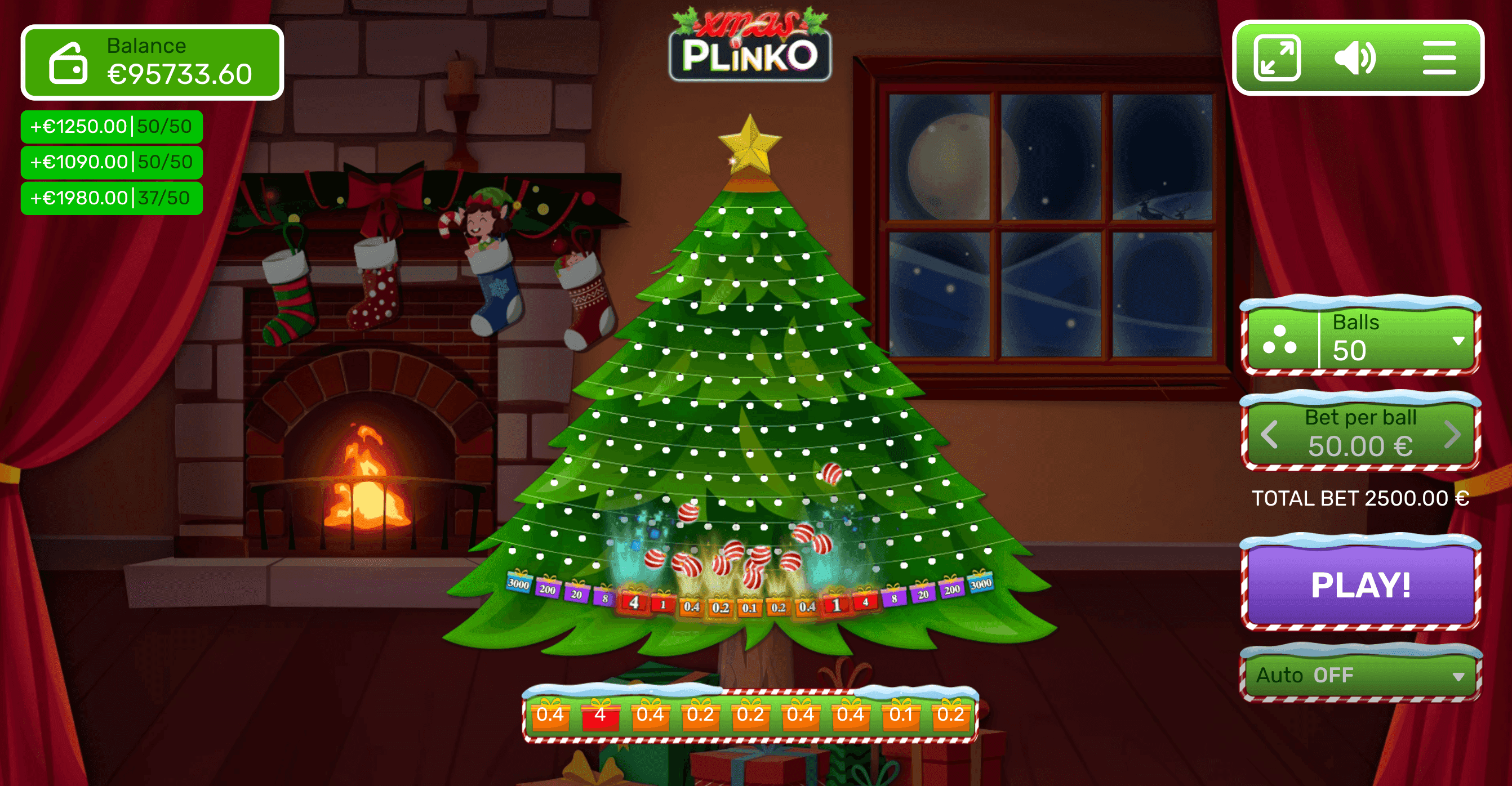 Xmas Plinko